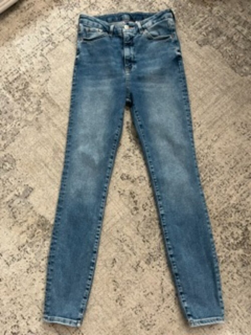 🧡3/$15 H&M &denim Super Skinny High Waist Ankle Length Jeans 6